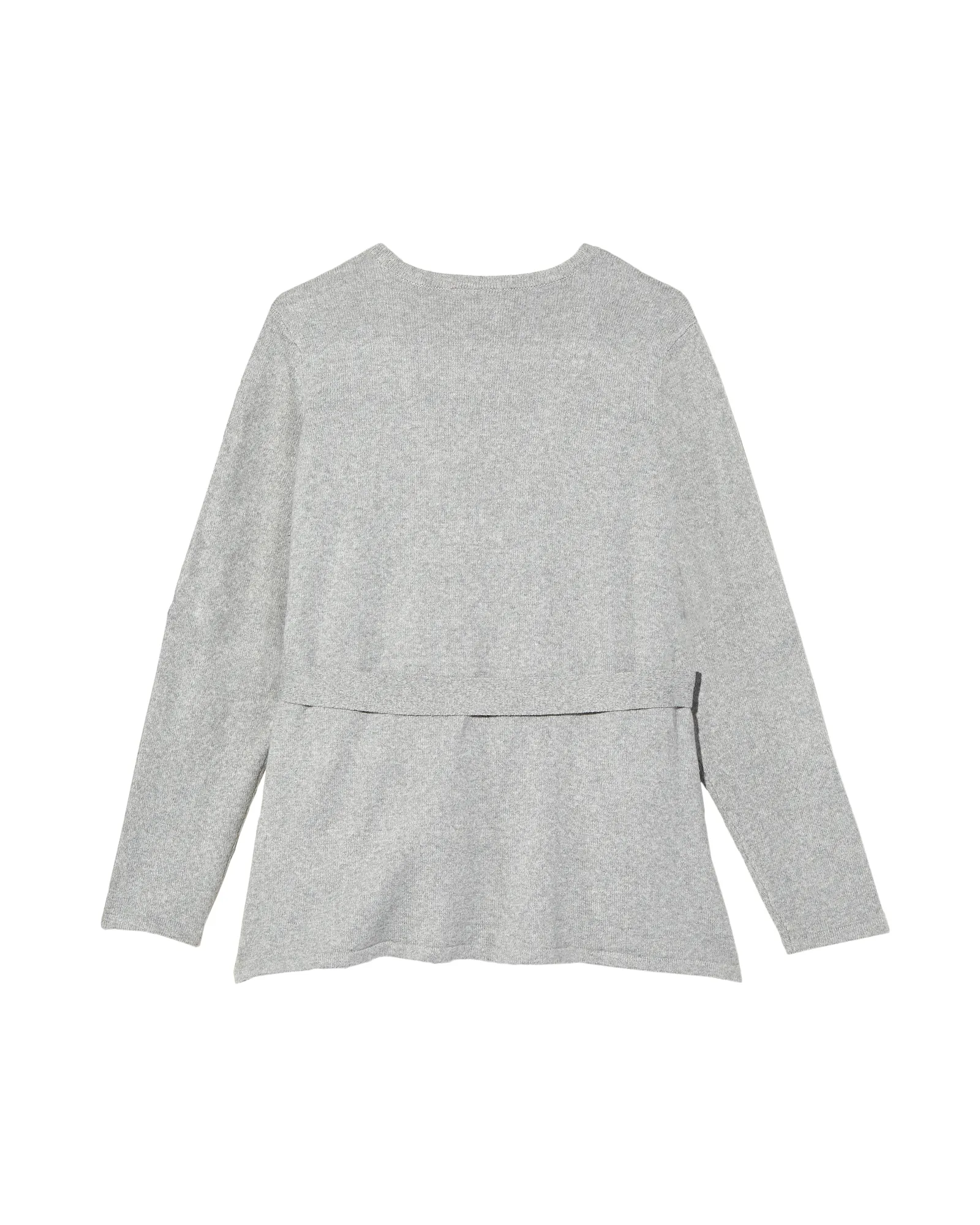 Aeryn Knit Wrap Cardigan | Light Grey