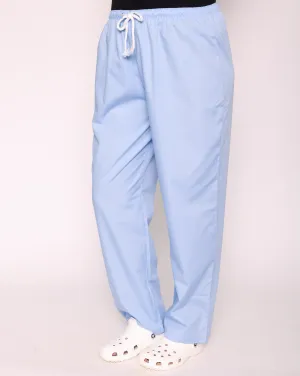 Aria Unisex Lightweight Scrub Trousers - Pale Blue