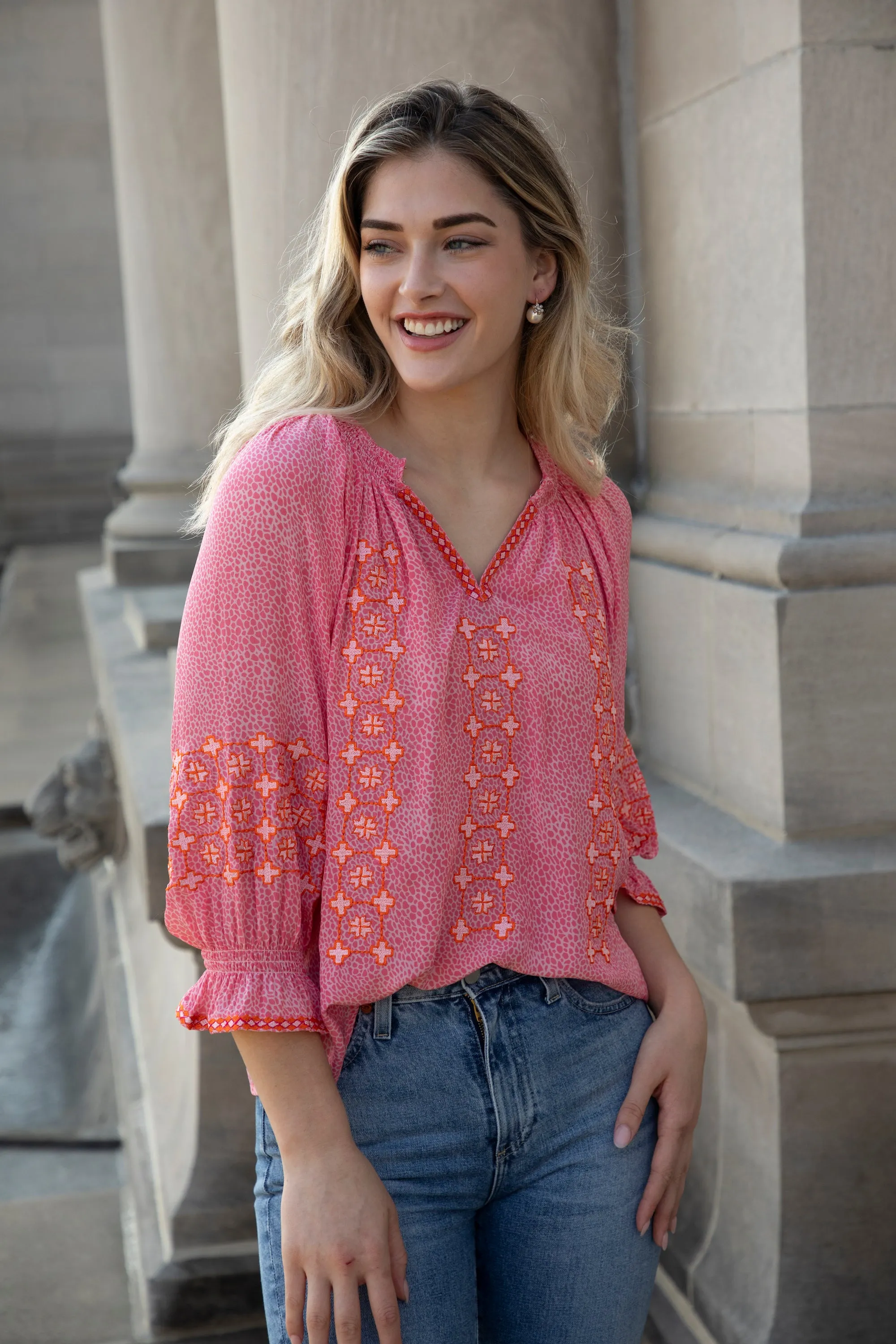 Barcelona Embroidered Blouse