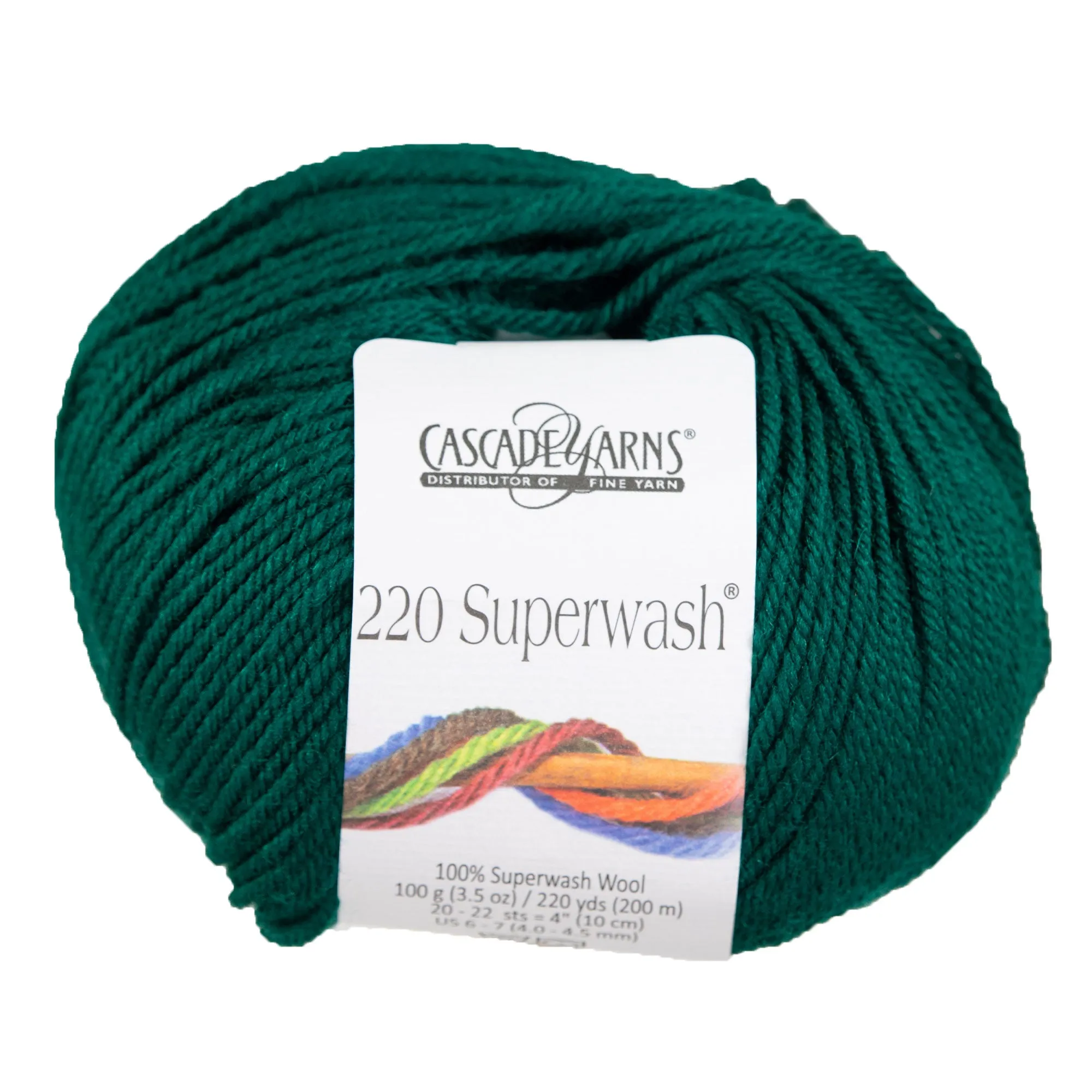 Cascade Yarns 220 Superwash Yarn - 1950 Hunter Green