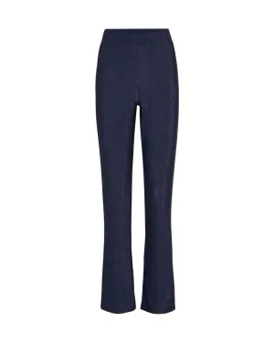 Cattia Trousers - Navy Glitter