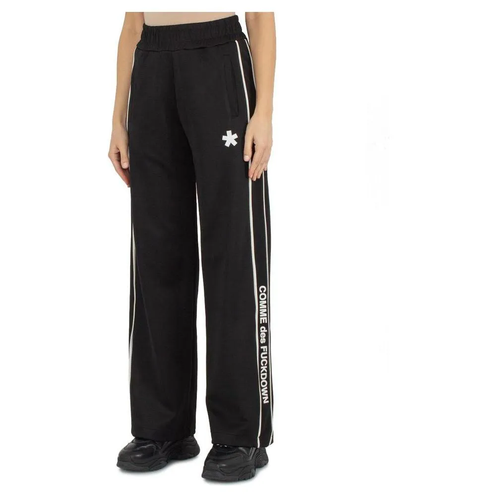 Comme Des Fuckdown Black Polyester Jeans & Pant