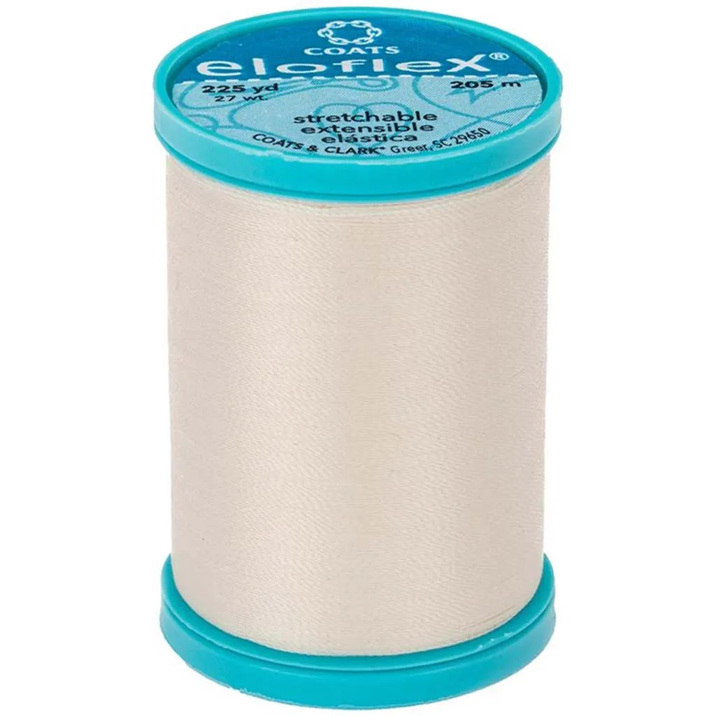 Eloflex Stretch Thread 225yd, Natural