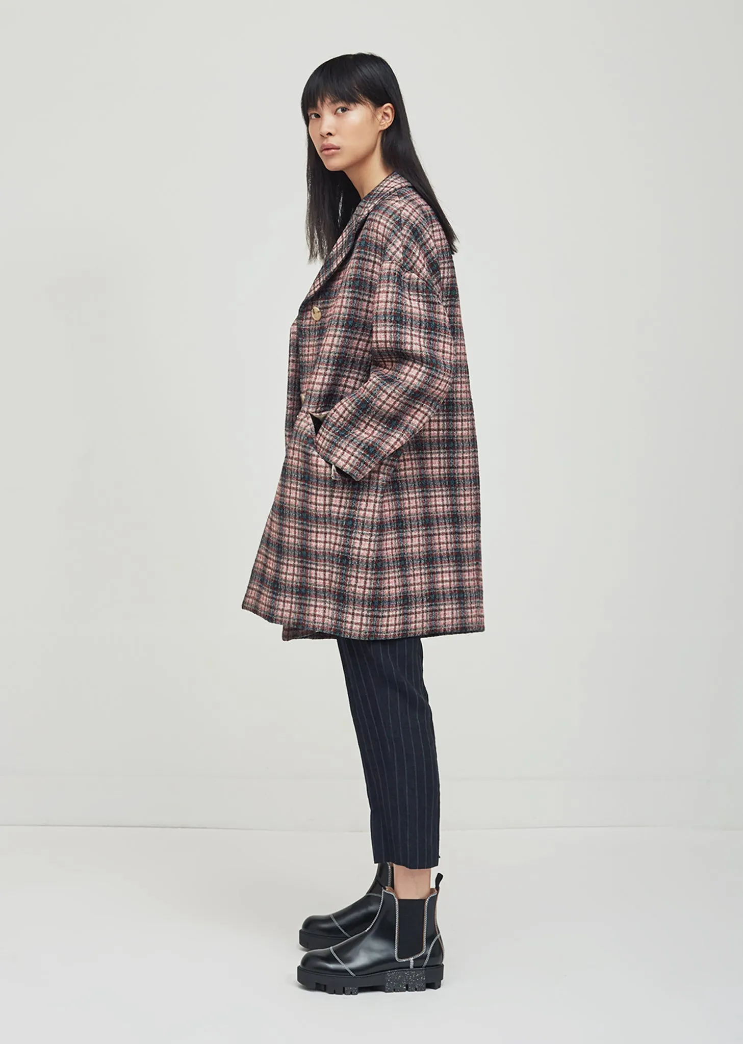 Eloy Check Coat