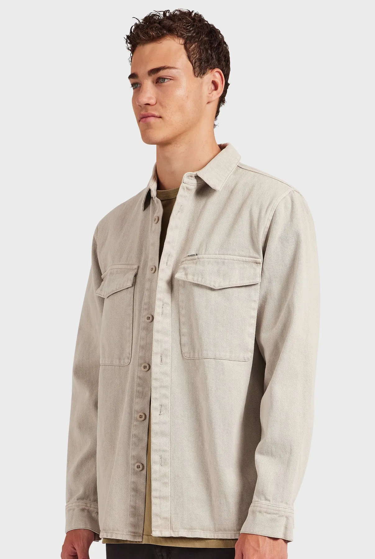 Essential Overshirt in Vapour Grey