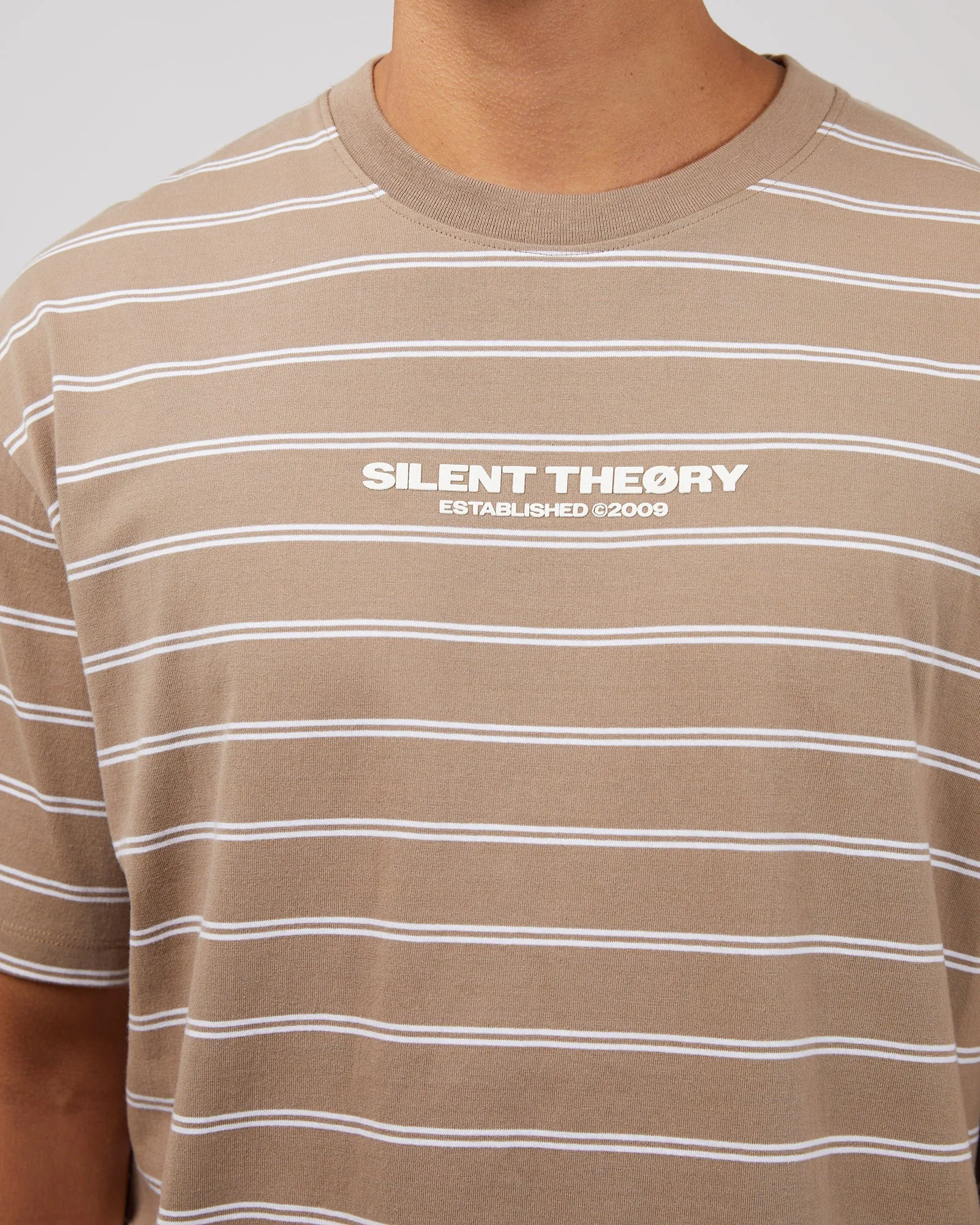 Essential Theory Stripe Tee Mushroom