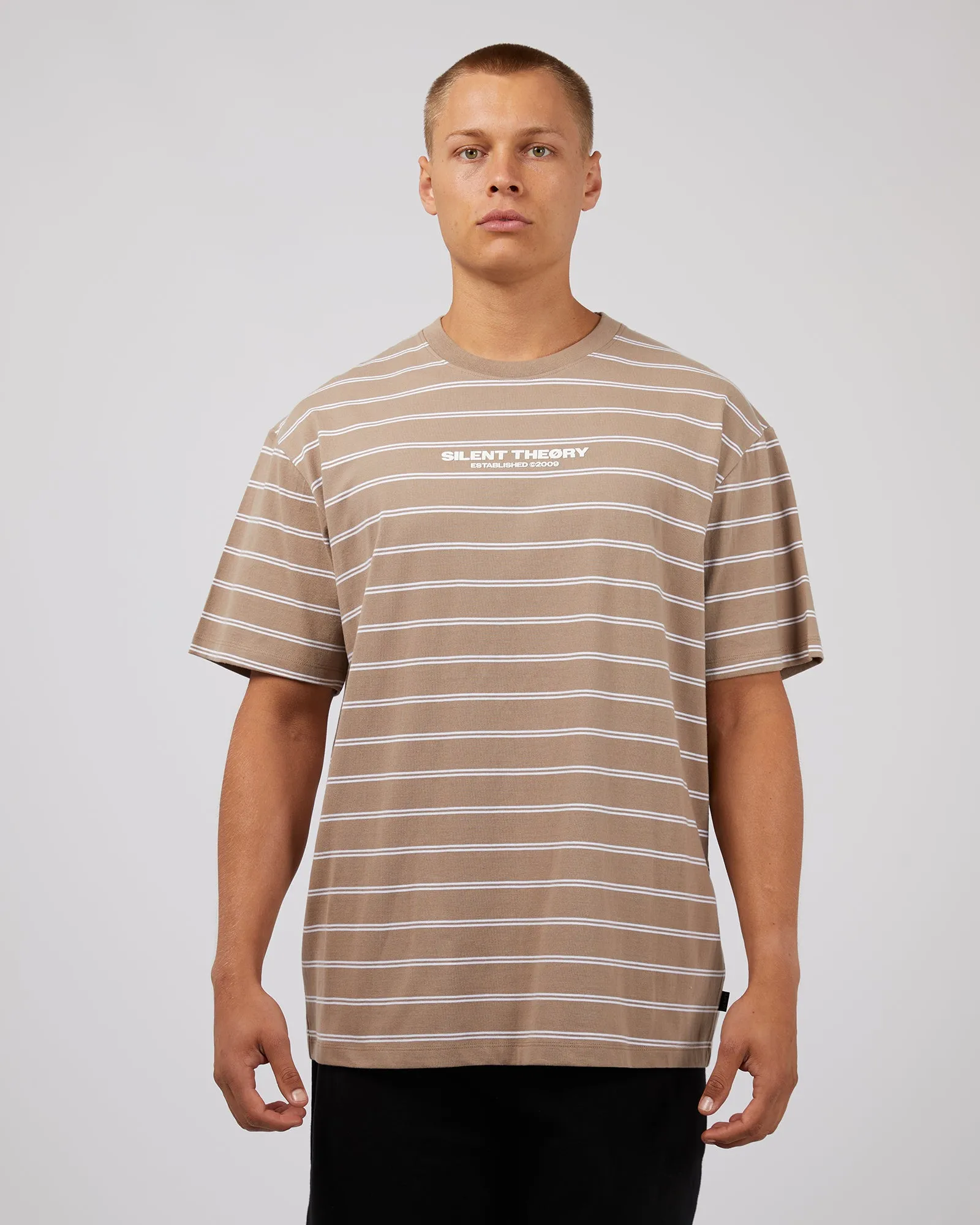 Essential Theory Stripe Tee Mushroom