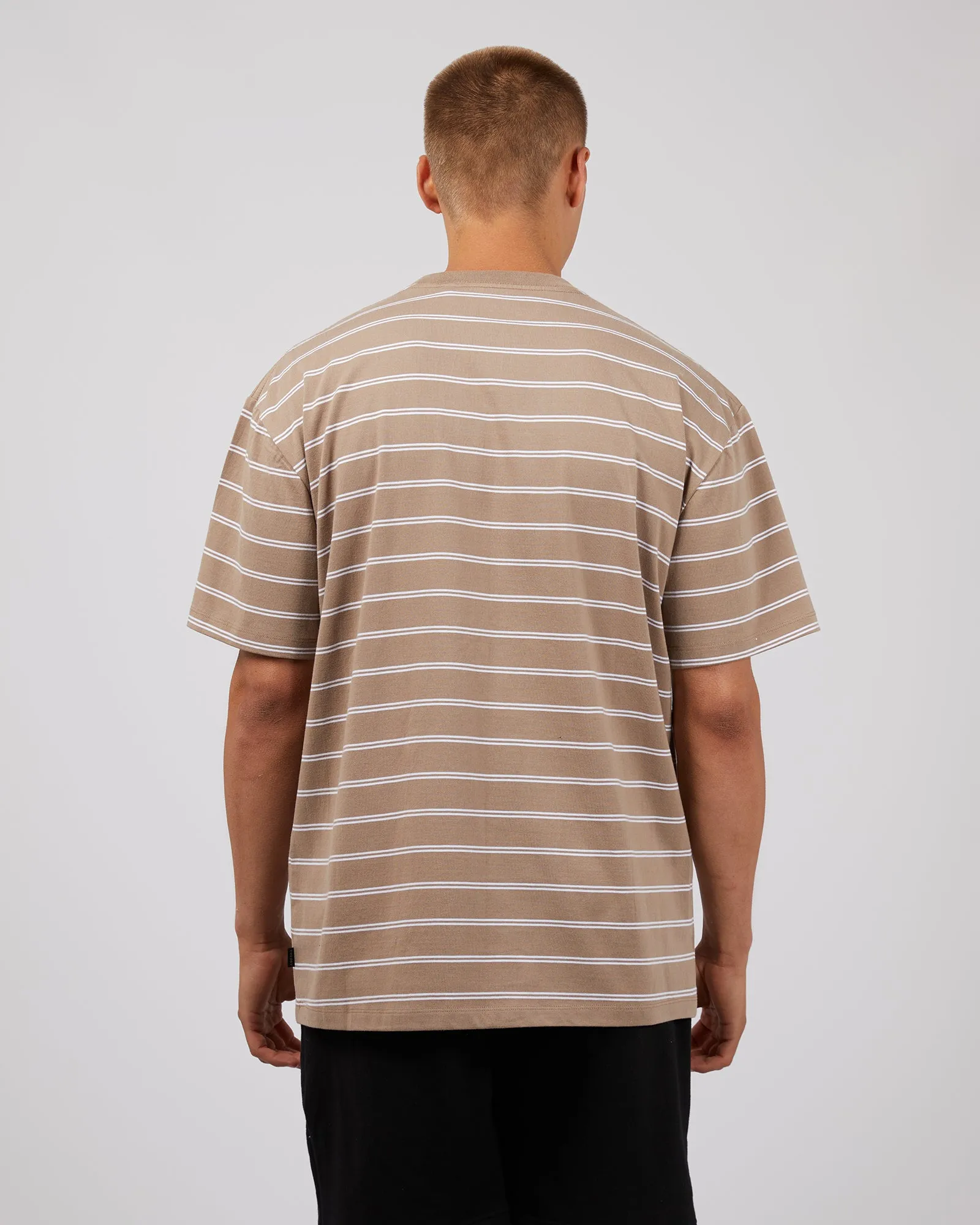 Essential Theory Stripe Tee Mushroom