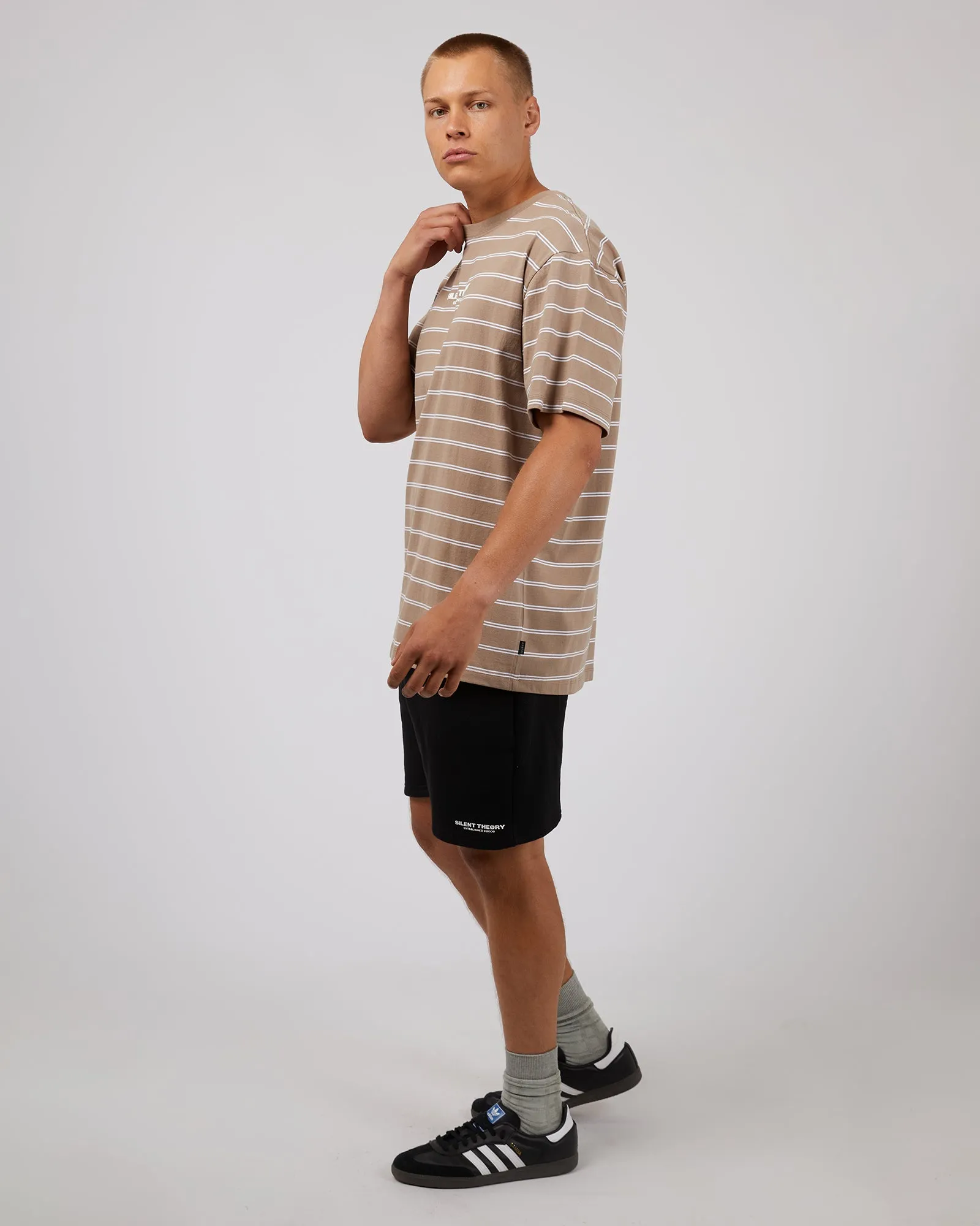 Essential Theory Stripe Tee Mushroom