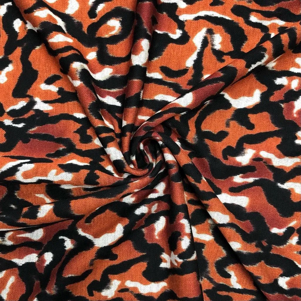 Fantasy Animal Print Ponte Roma Fabric