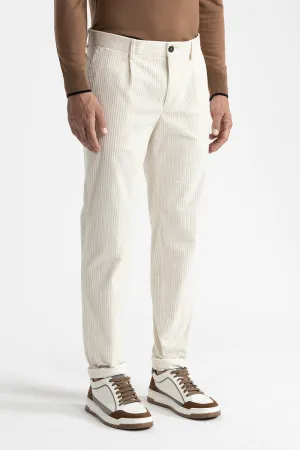 French corduroy chino trousers