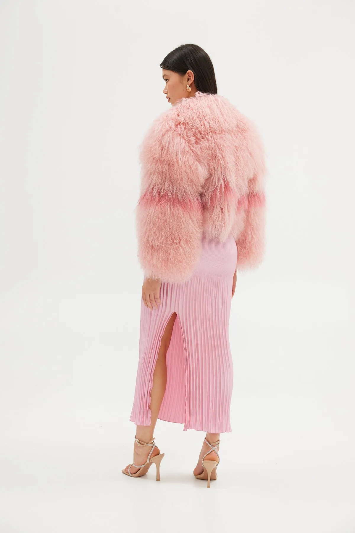 Georgina Jacket - Rosewater/Flamingo Pink