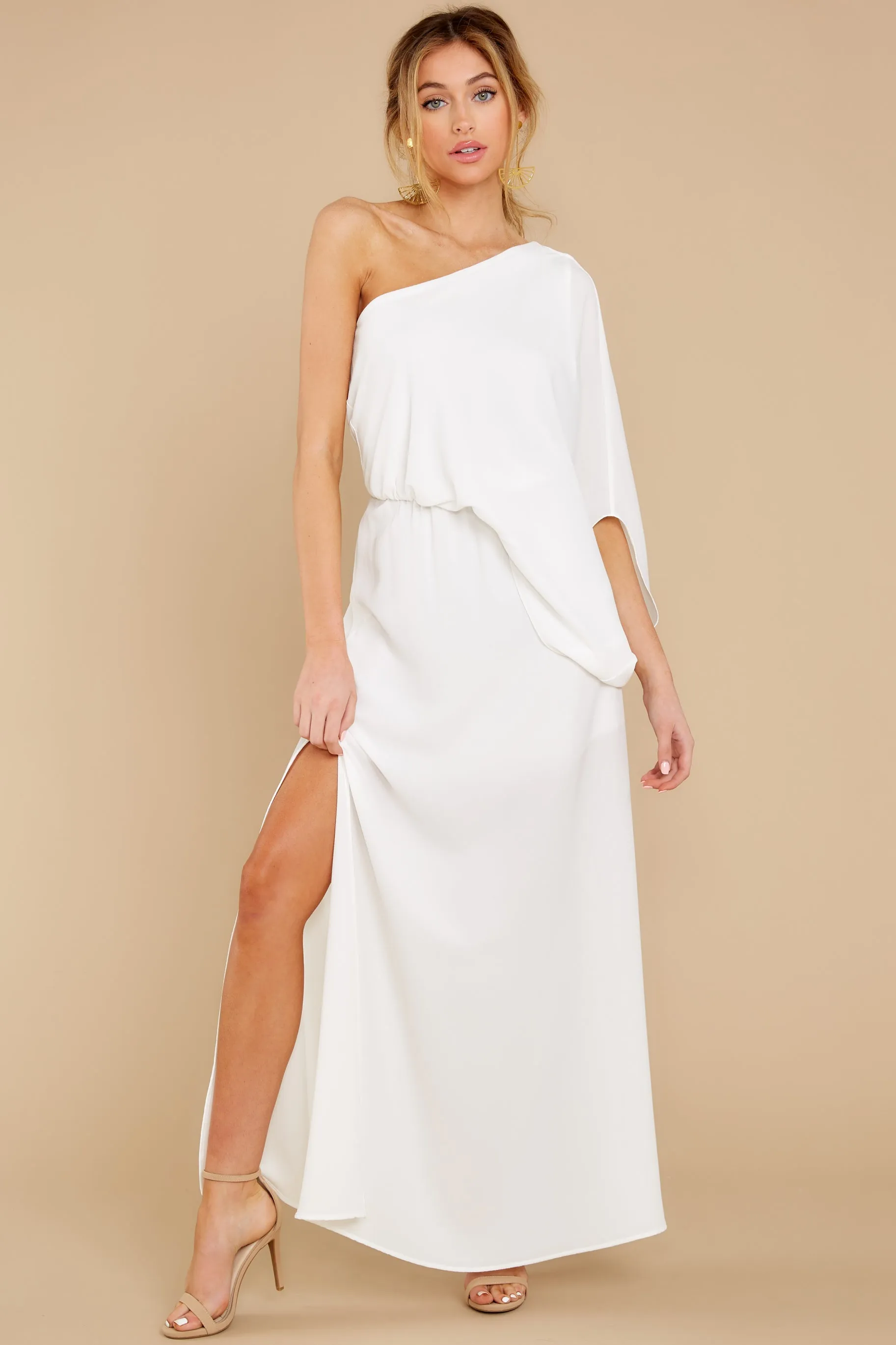 Get Obsessed White Maxi Dress