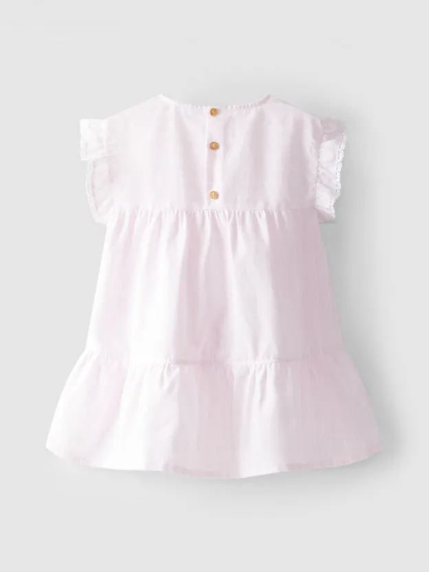 Girls Sleeveless Tiered Dress