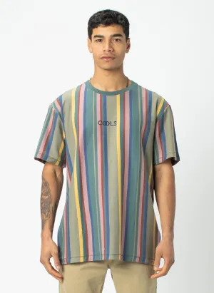 Homie Tee Heritage Vert Stripe