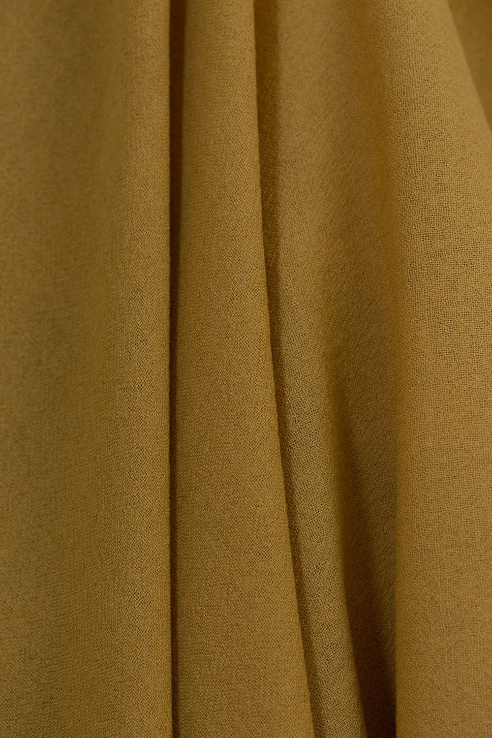 Japanese Worsted Wool Gauze Mustard