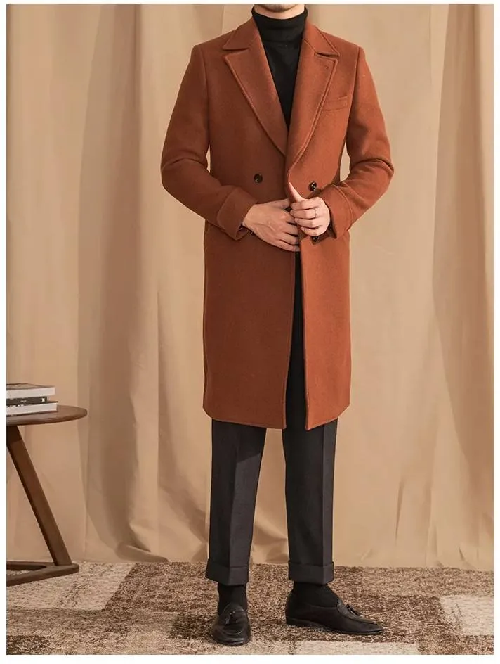 Kingsman Brown Double Breasted Coat by Italian Vega®