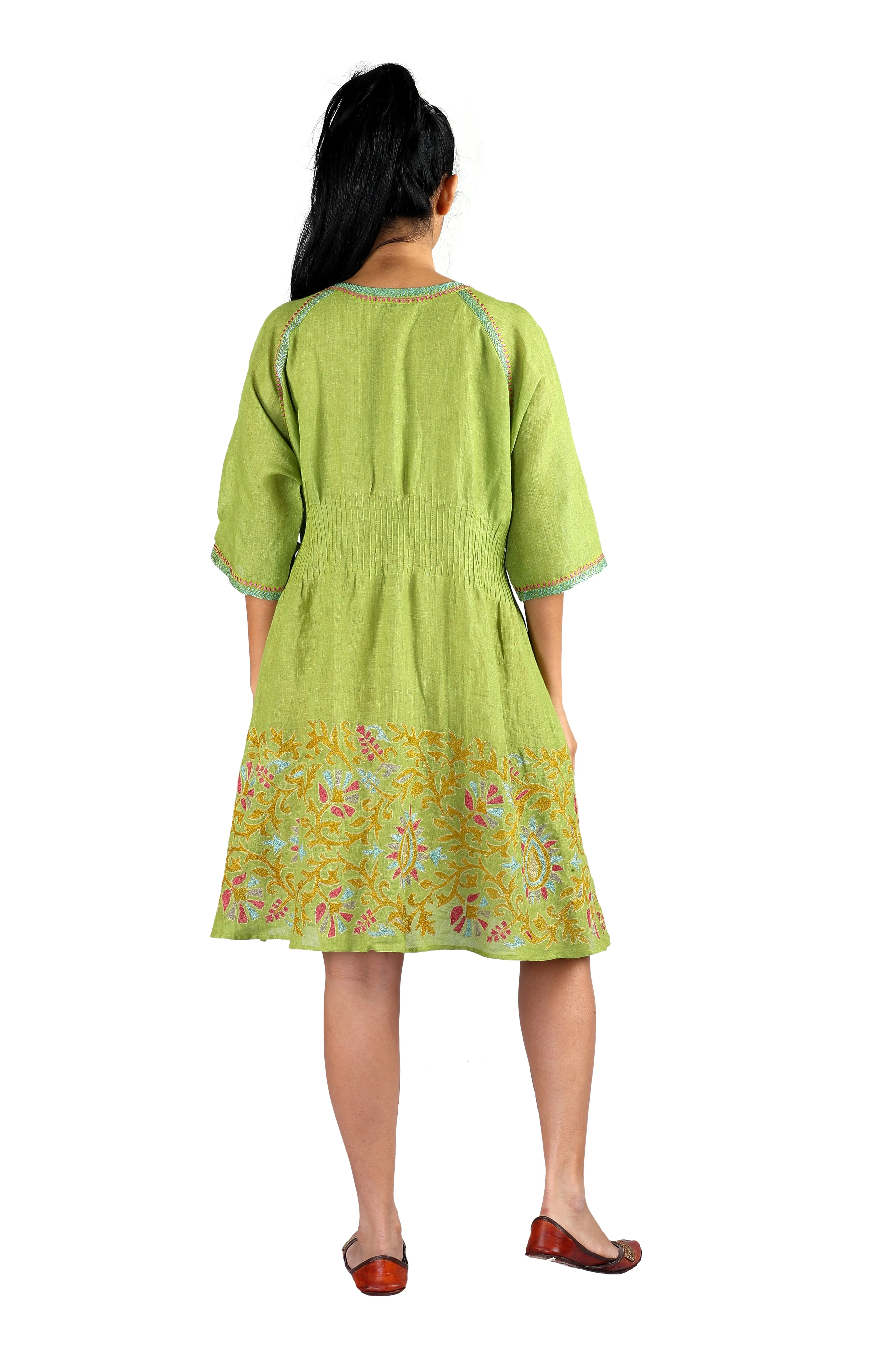 Lemon Green Dress