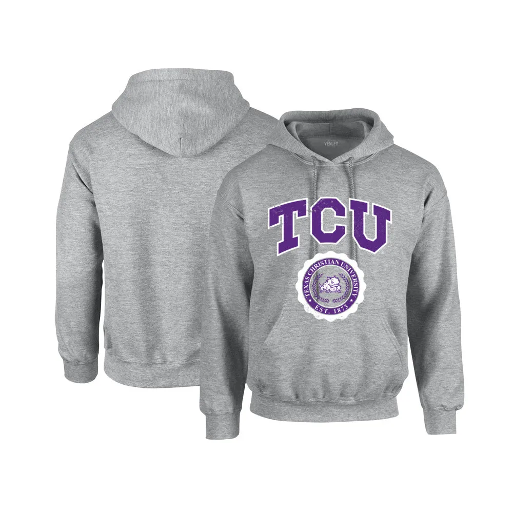 Official NCAA TCU Horned Frogs Mens Pullover Hoodie