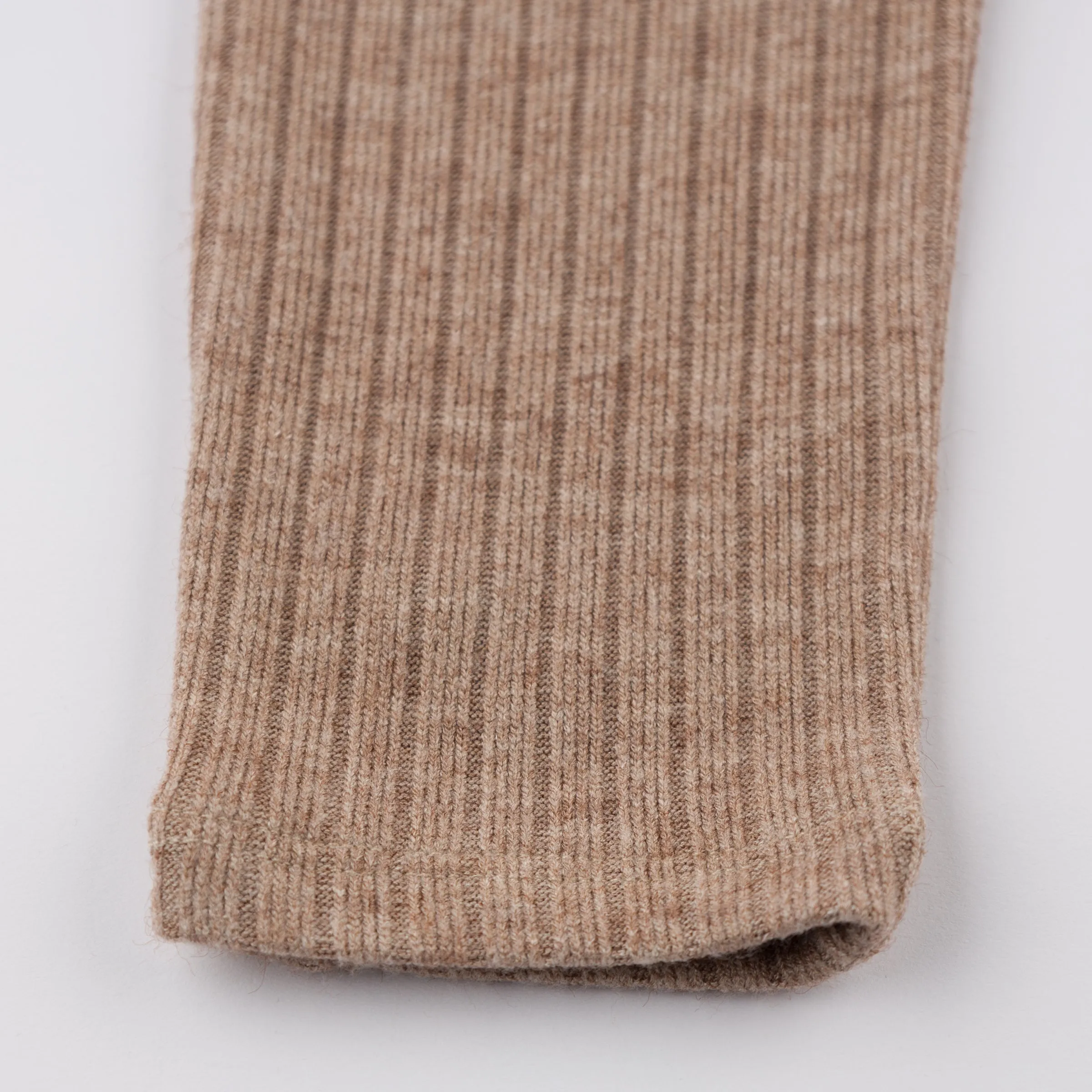 oh baby! Wide Rib Fuzzy Sweater Knit Brooklyn Jogger Pants - Mushroom Heather