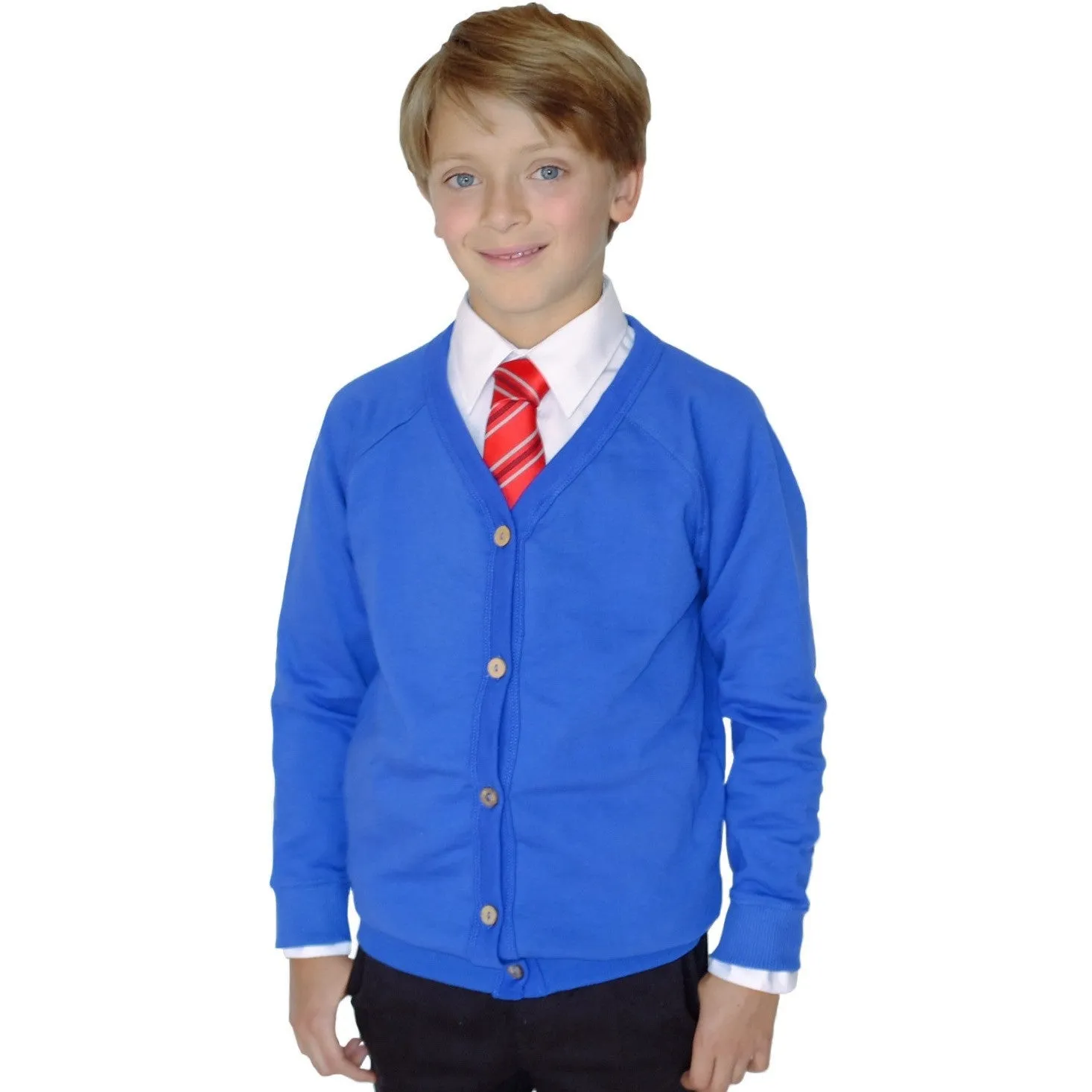 Pure Cotton School Cardigan - Available in 4 colours