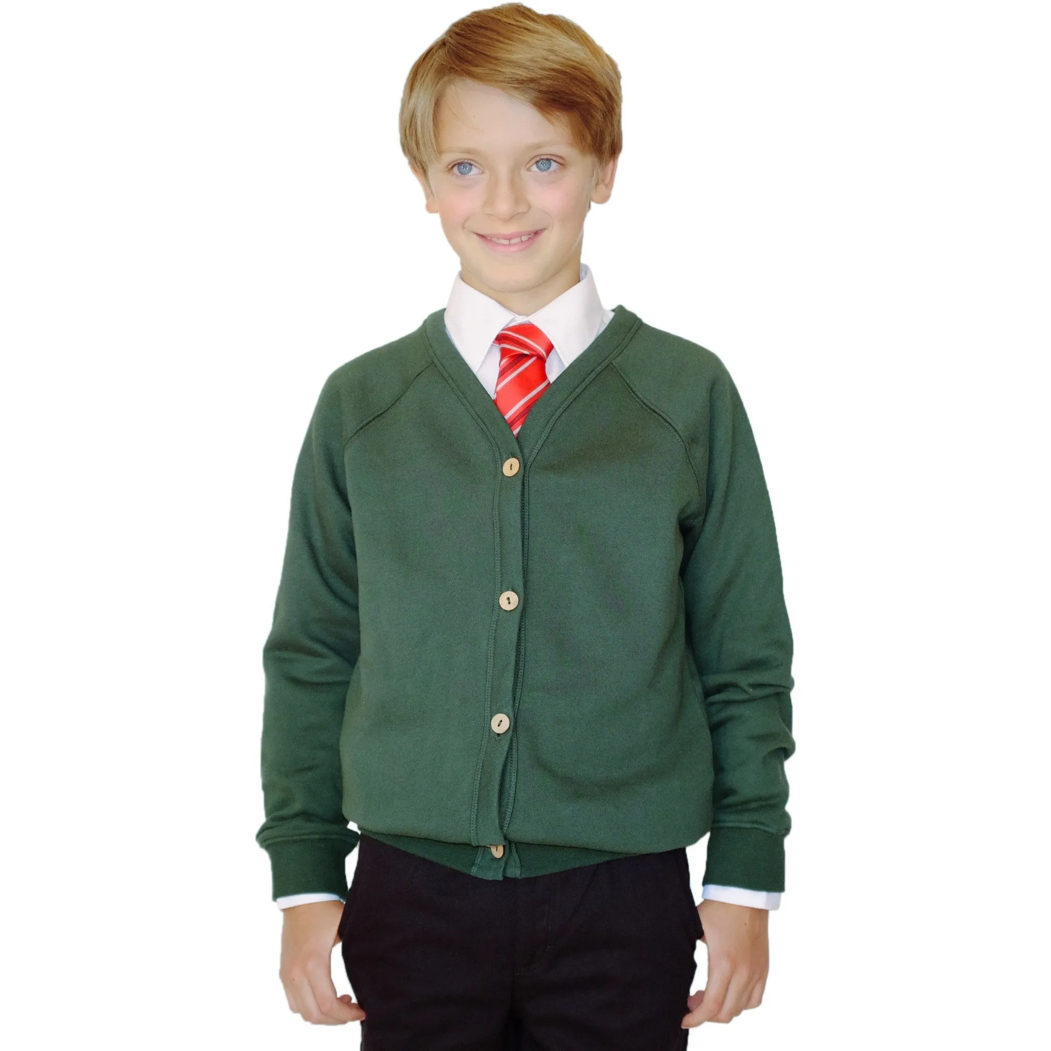 Pure Cotton School Cardigan - Available in 4 colours