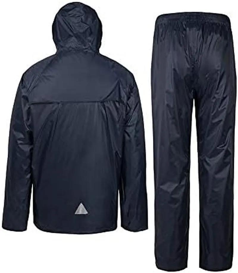 "Enhance Your Comfort and Style with the Men's Waterproof Rain Suit - Ideal for Golfing, Hiking, Traveling, and Running"