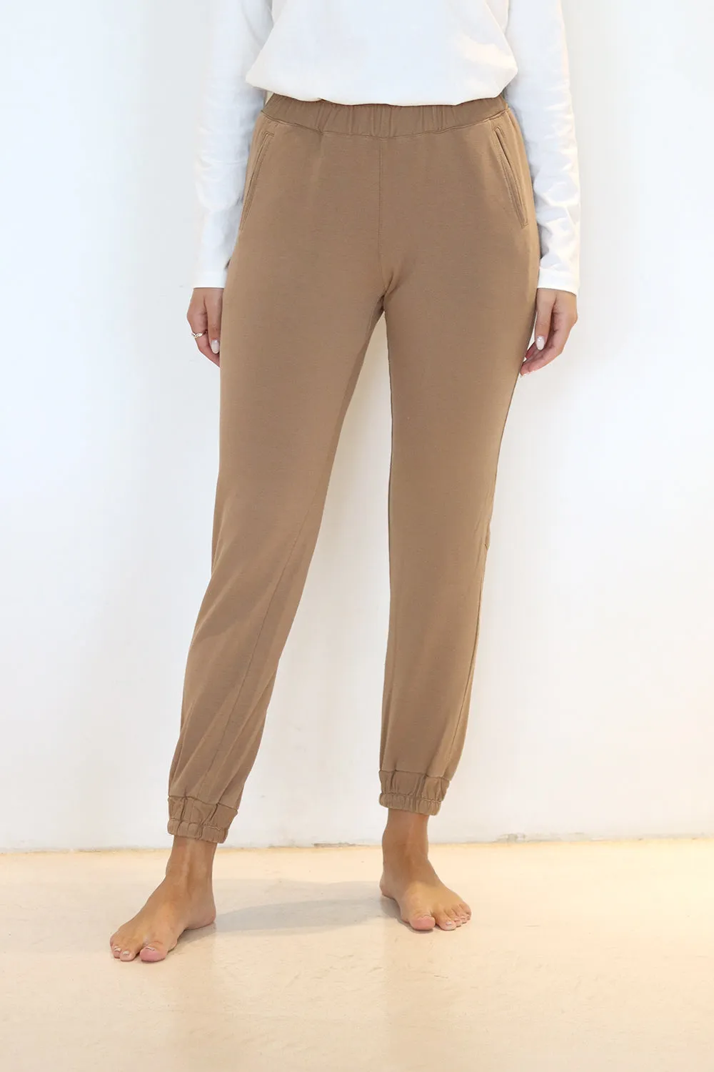 Sweat-Pants Camel