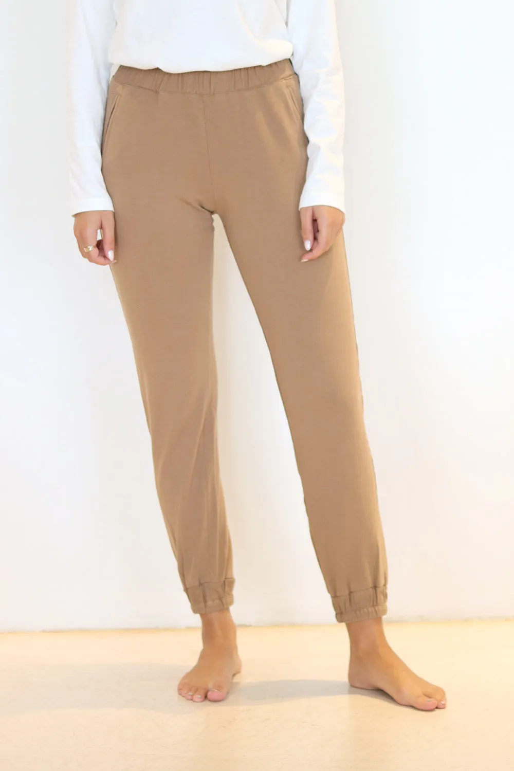 Sweat-Pants Camel