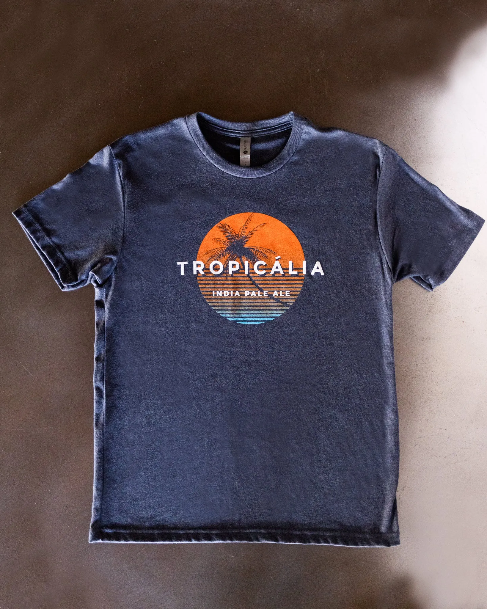 Tropicália Navy Triblend Tee