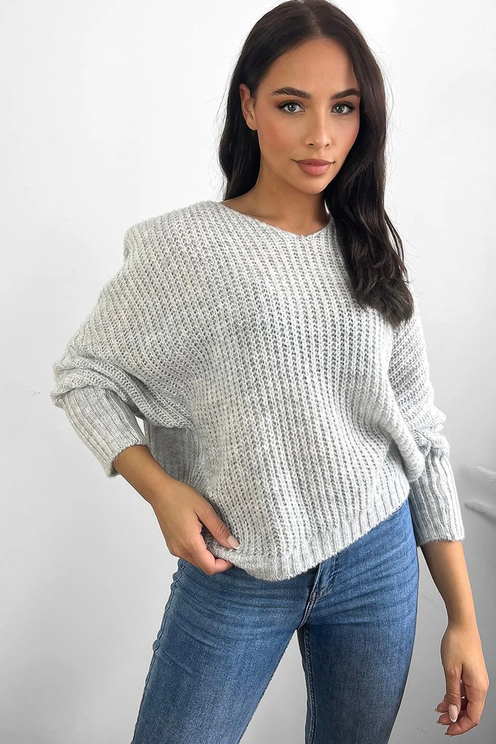 V-Neck Super Fine Soft Knit Pullover