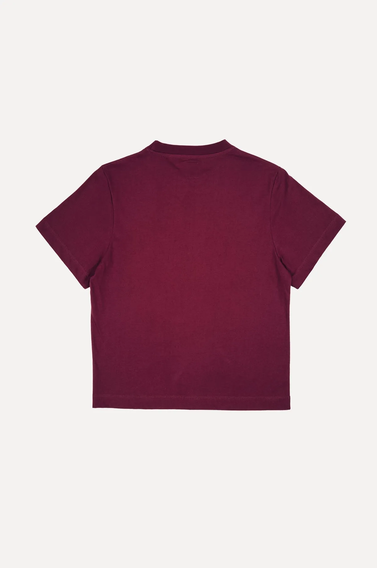 Women's Organic Essential T-Shirt Burgundy