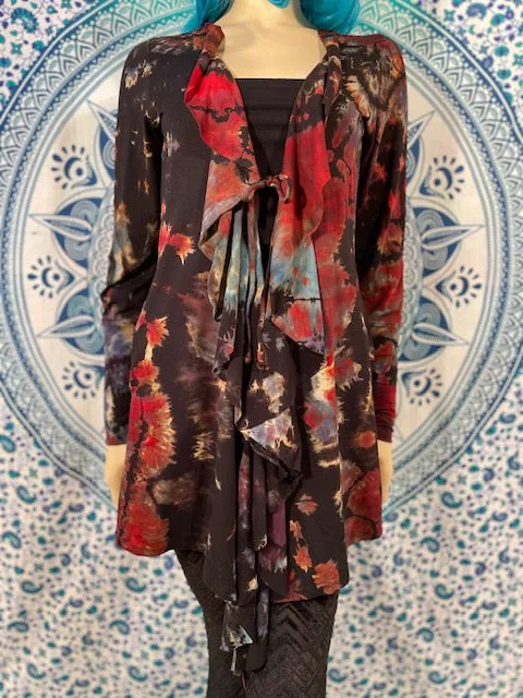 XL Michael Martelli REVERSE Waterfall Cardigan #3