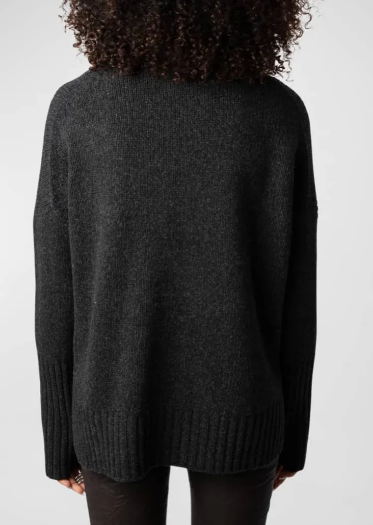 Zadig & Voltaire Malta Feelings Sweater Anthracite