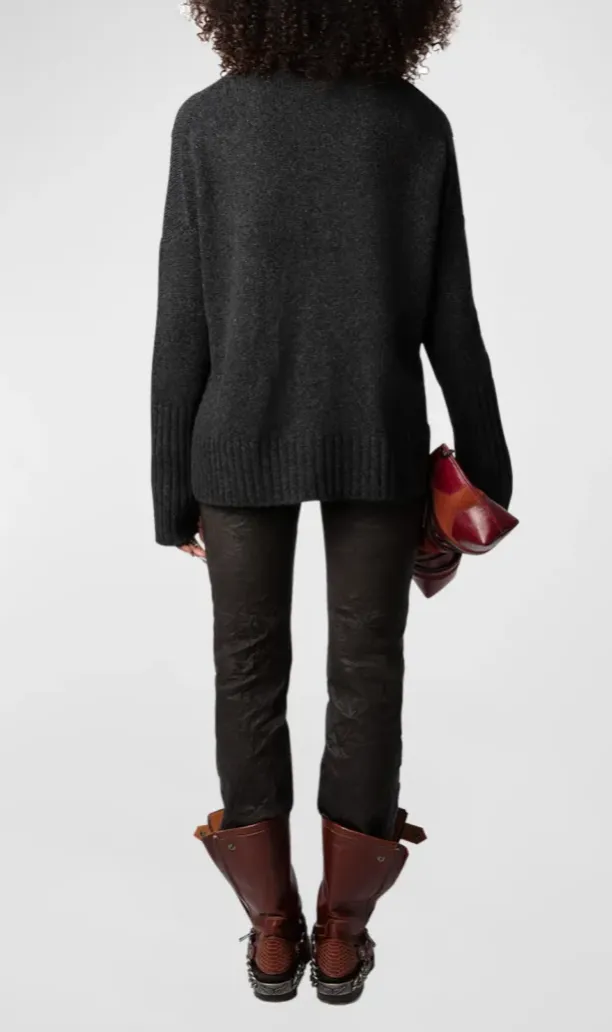 Zadig & Voltaire Malta Feelings Sweater Anthracite