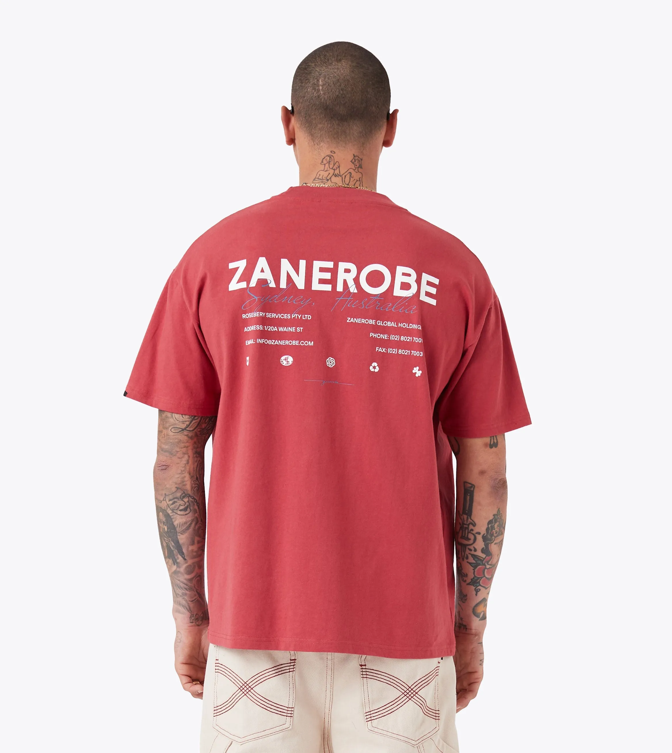 ZR Box Tee Cherry